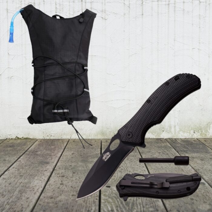 Tactical USA’s MasterStrike Knife and Hydration Backpack